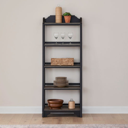 Magnolia Manor - Leaning Pier Bookcase - Hornell Furniture Outlet