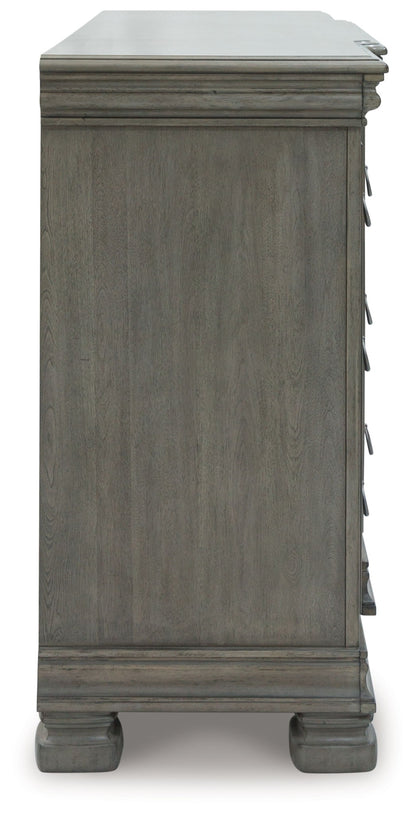 Lexorne - Gray - Dresser - Hornell Furniture Outlet