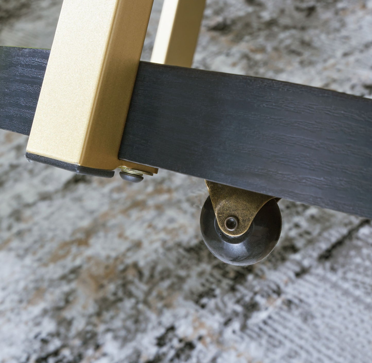 Shylore - Black / Brass Finish - Occasional Table Set (Set of 3) - Hornell Furniture Outlet