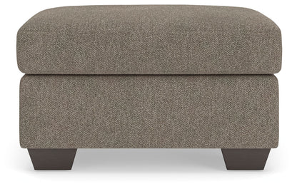 Triston - Peaks - Ottoman - Suede - Hornell Furniture Outlet