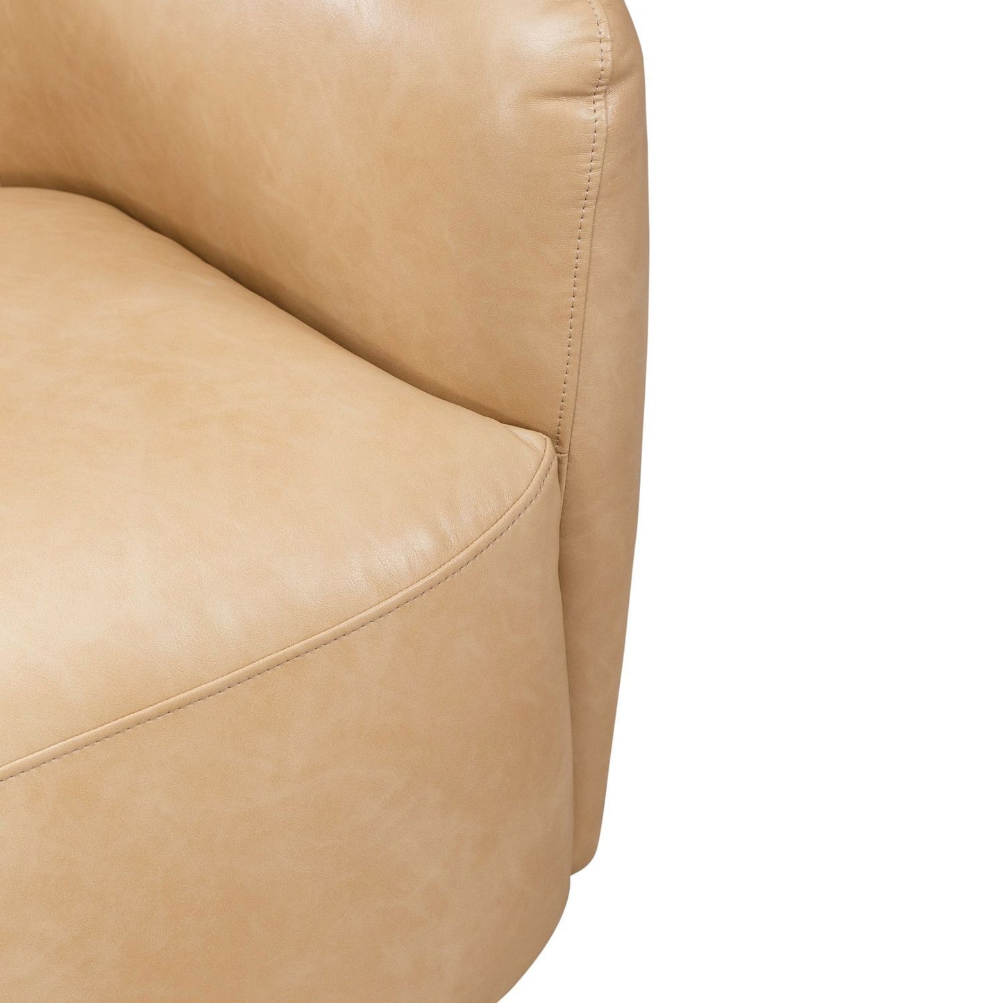 Donovan - Upholstered Swivel Accent Chair - Tan - Hornell Furniture Outlet