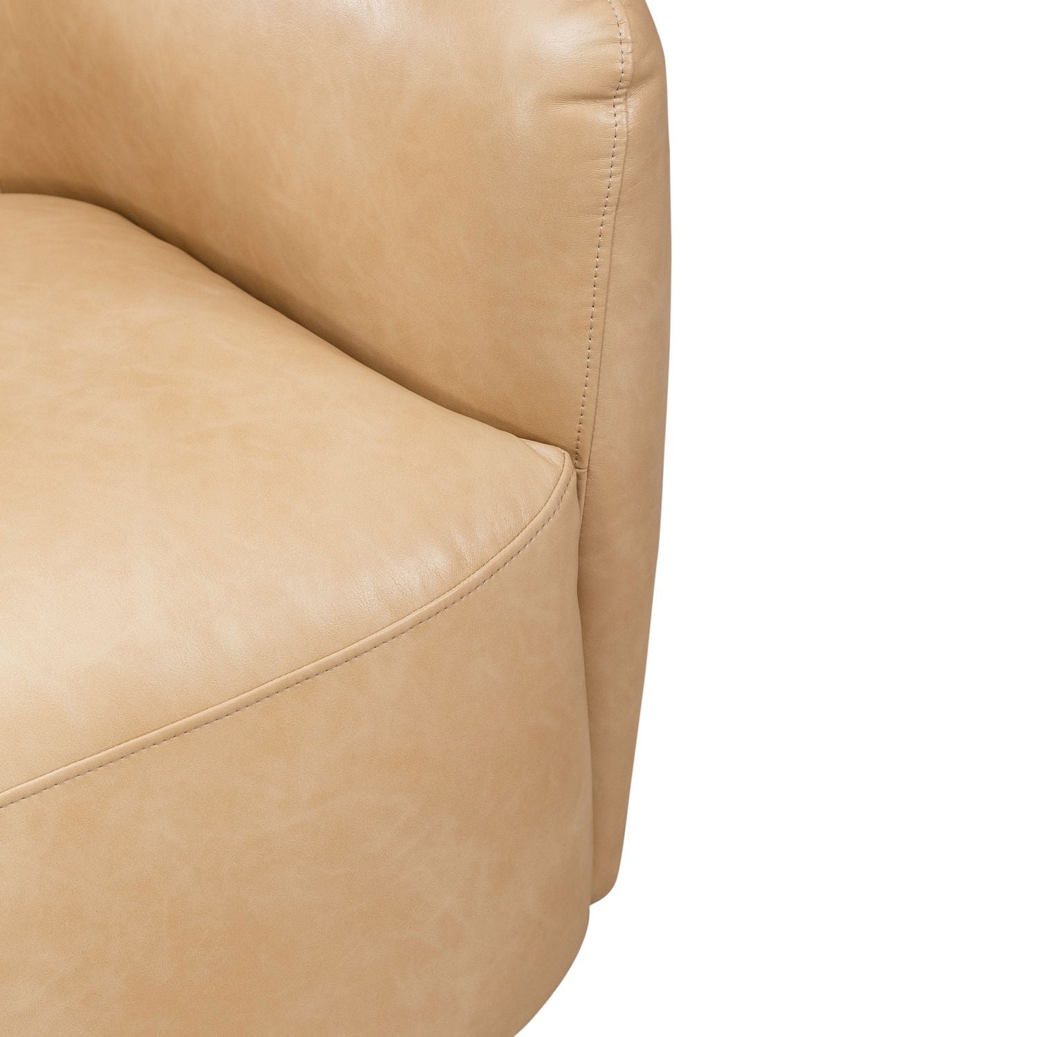 Donovan - Upholstered Swivel Accent Chair - Tan - Hornell Furniture Outlet