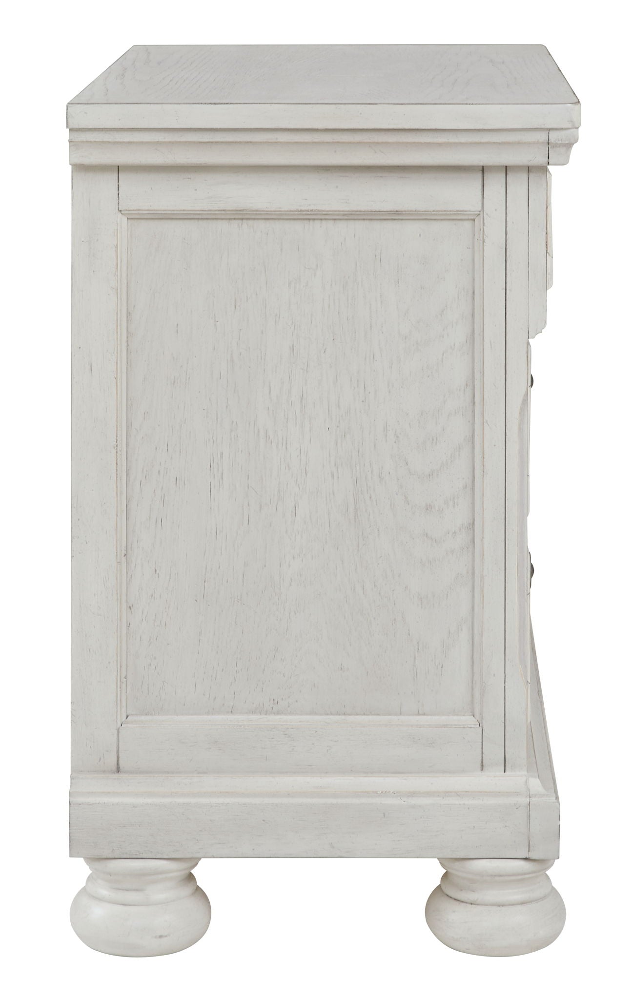 Robbinsdale - Antique White - Two Drawer Night Stand - Hornell Furniture Outlet