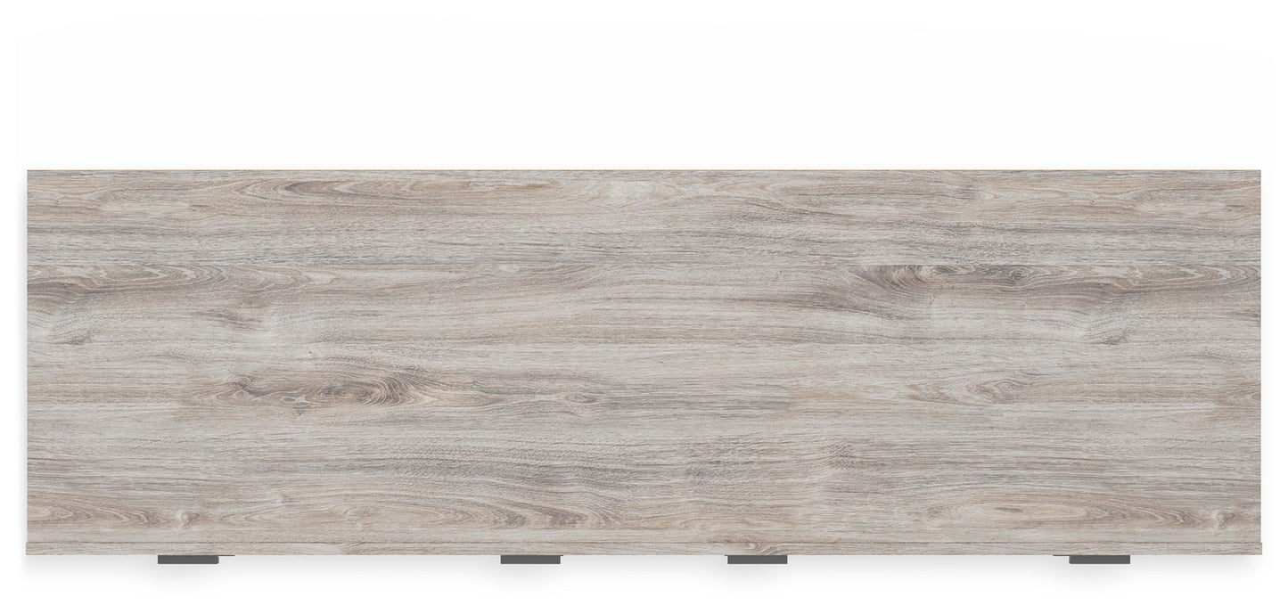 Vessalli - Black / Gray - Six Drawer Dresser - Hornell Furniture Outlet