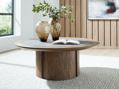 Dontayne - Round Table - Hornell Furniture Outlet