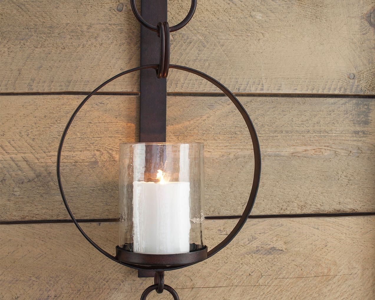 Ogaleesha - Brown - Wall Sconce - Hornell Furniture Outlet