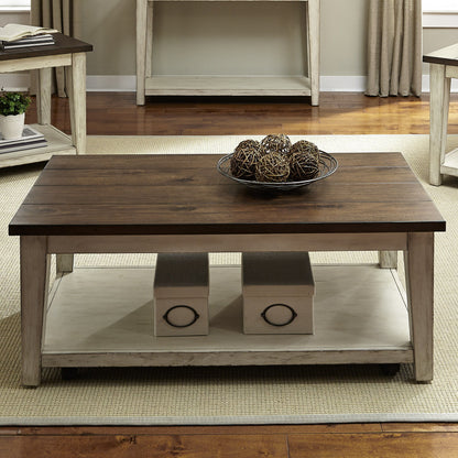 Arden Road - Rectangular Cocktail Table - Satin Cherry - Hornell Furniture Outlet