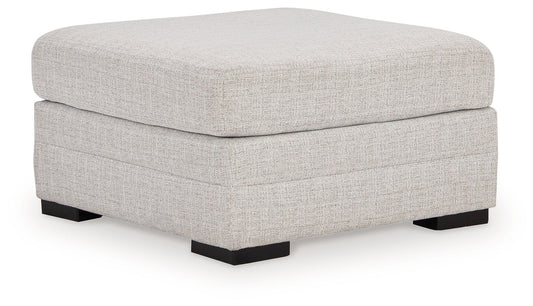 Koralynn - Stone - Oversized Accent Ottoman - Hornell Furniture Outlet