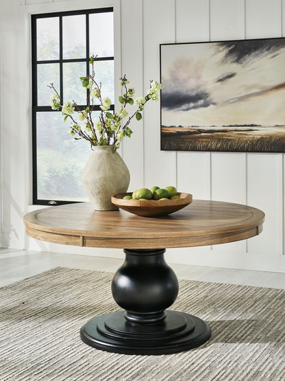 Ridgester - Dining Table - Light Brown - Hornell Furniture Outlet
