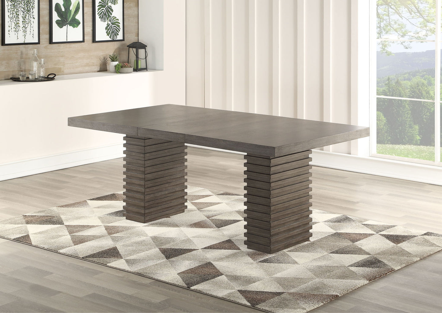 Mila - Dining Table - Dark Gray - Hornell Furniture Outlet