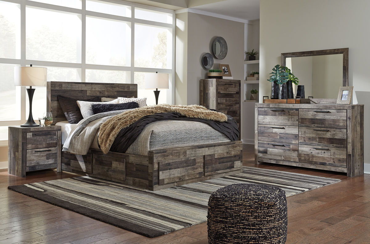 Derekson - Panel Bedroom Set - Hornell Furniture Outlet