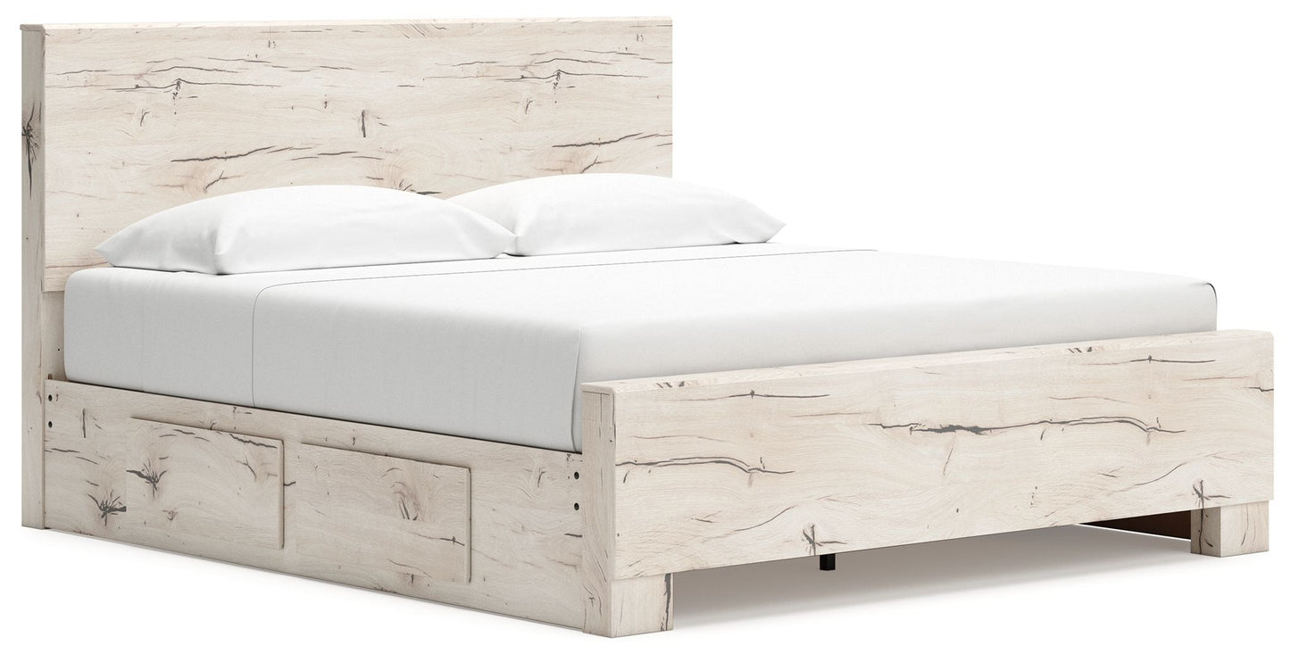 Lawroy - Panel Bed With Storage - Hornell Furniture Outlet