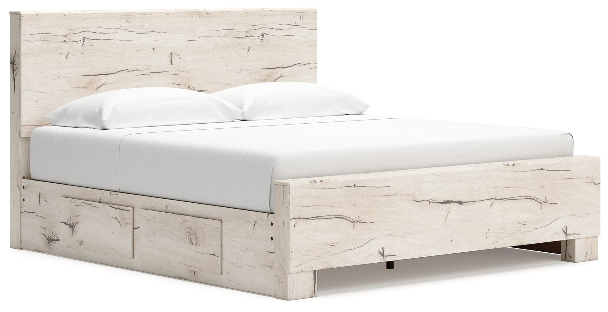 Lawroy - Panel Bed With Storage - Hornell Furniture Outlet