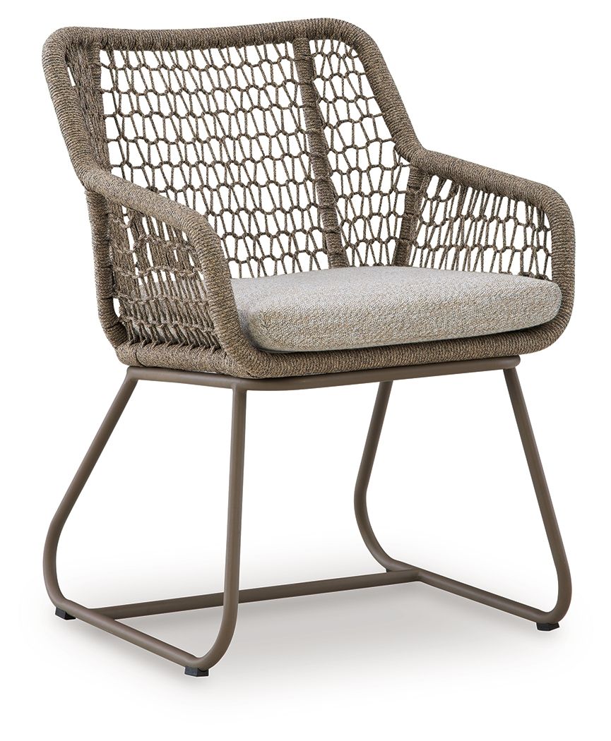 Majors Beach - Outdoor Table And 2 Chairs (Set of 3) - Beige - Hornell Furniture Outlet