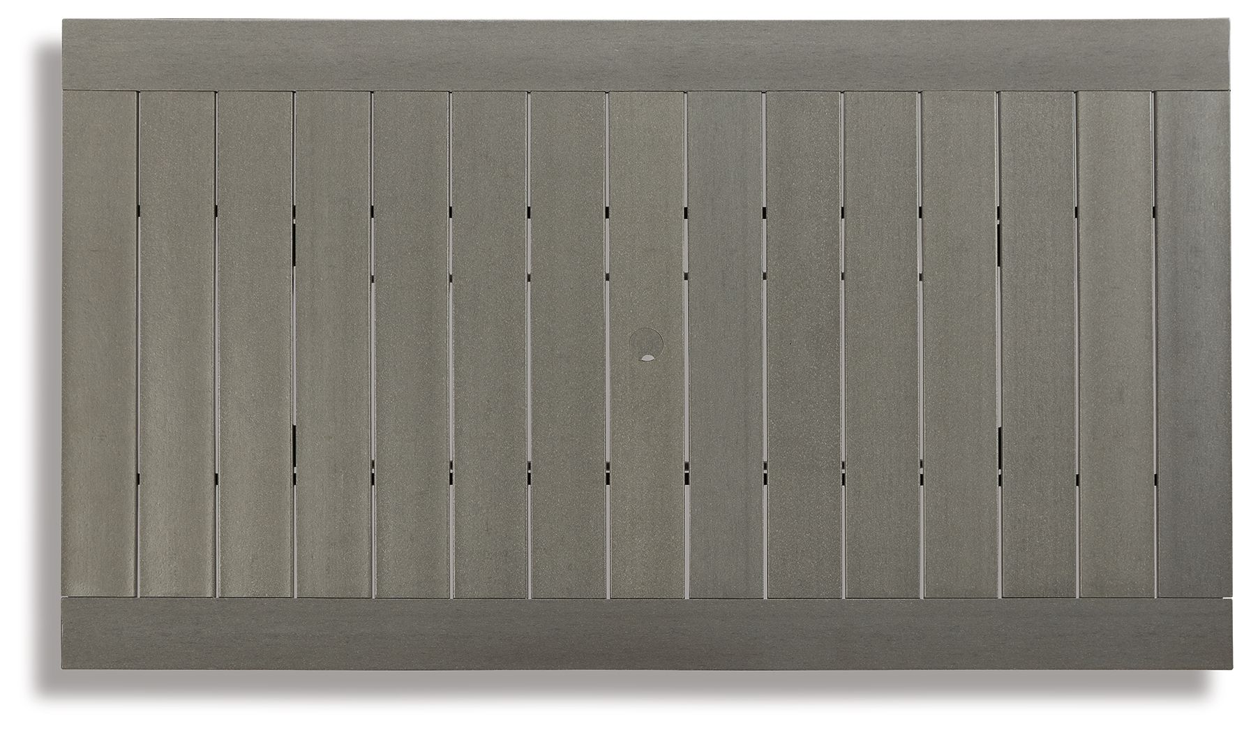 Visola - RECT Dining Table w/Umb OPT - Gray - Hornell Furniture Outlet