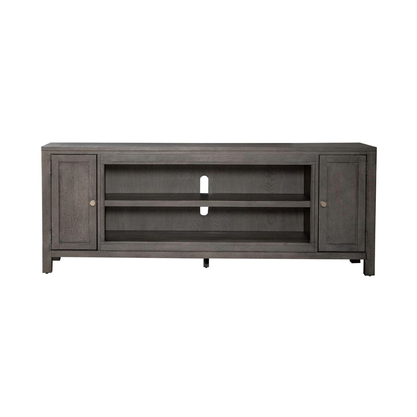 Fireplace TV Consoles - 78" Fireplace TV Console FTS - Dark Brown - Hornell Furniture Outlet