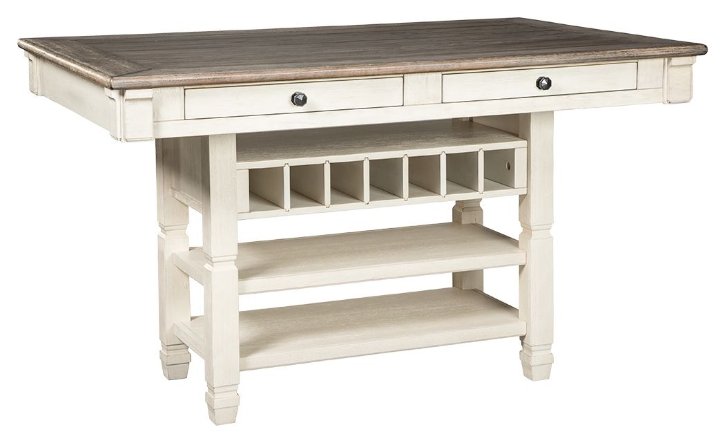 Bolanburg - Beige - Rectangular Dining Room Counter Table - Hornell Furniture Outlet