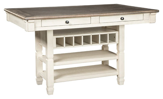 Bolanburg - Beige - Rectangular Dining Room Counter Table - Hornell Furniture Outlet