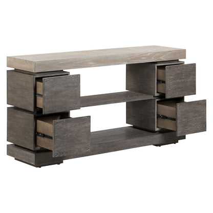 Piedmont - Sofa Table - Charcoal / Ash - Hornell Furniture Outlet