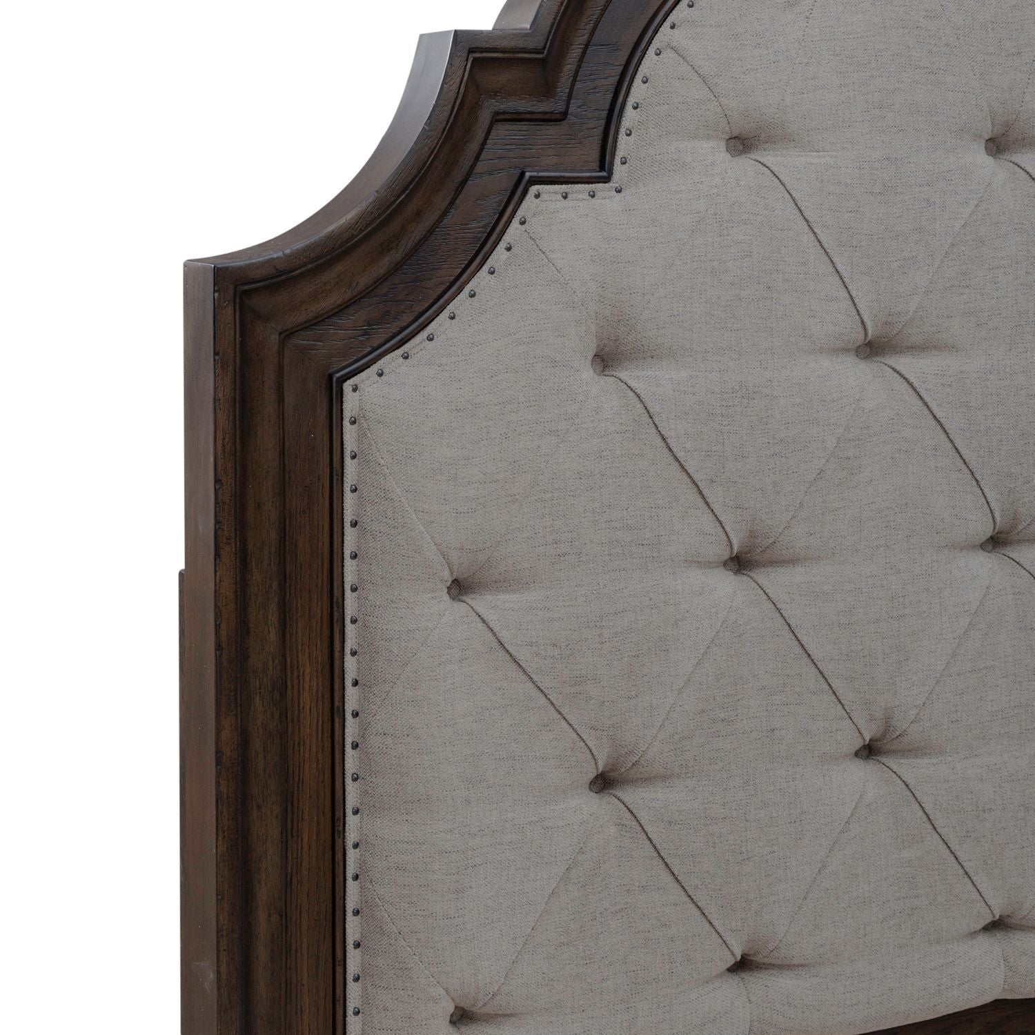 Paradise Valley - Upholstered Arched Panel Headboard - Hornell Furniture Outlet