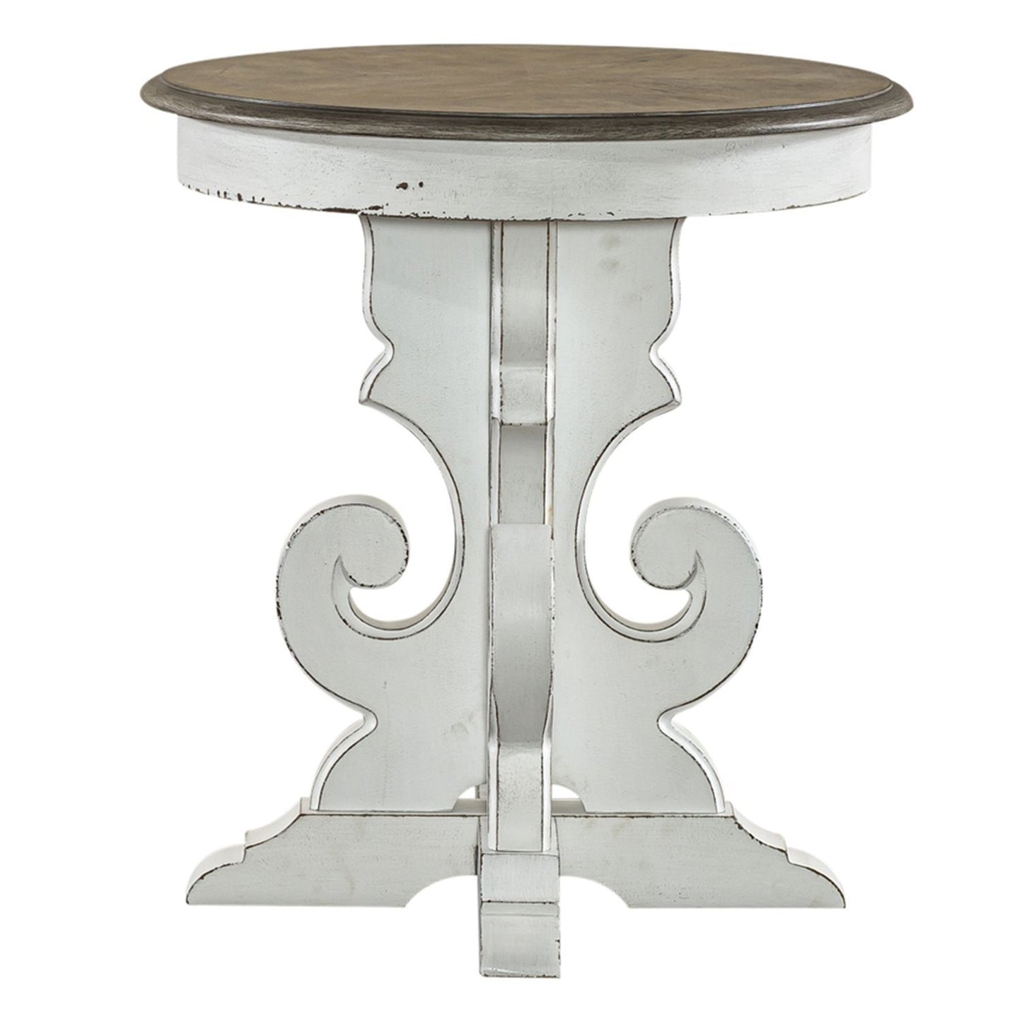 Magnolia Manor - Round End Table - Hornell Furniture Outlet