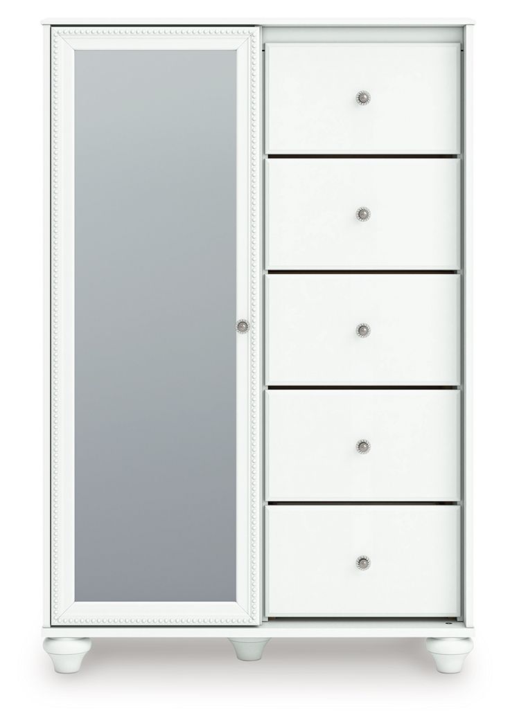 Kozlani - Dressing Chest - White - Hornell Furniture Outlet
