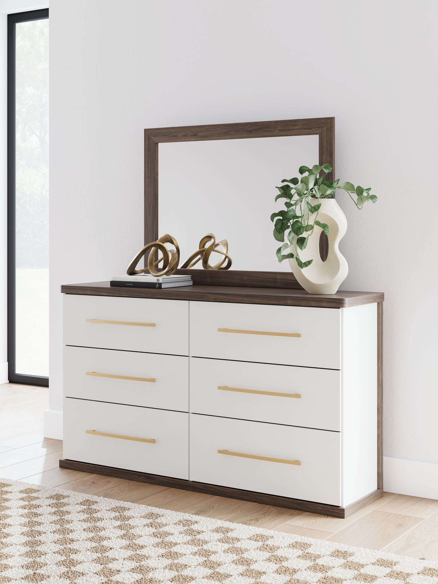 Kendanport - Six Drawer Dresser - Hornell Furniture Outlet