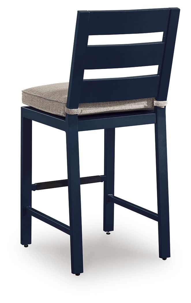 East Beach - Barstool (Set of 2) - Blue - Hornell Furniture Outlet