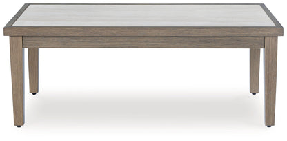 Rainier Ranch - Brown / Beige - Rectangular Cocktail Table - Hornell Furniture Outlet