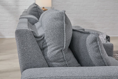 ModMax II - Salt And Pepper - Reclining Sectional - Hornell Furniture Outlet