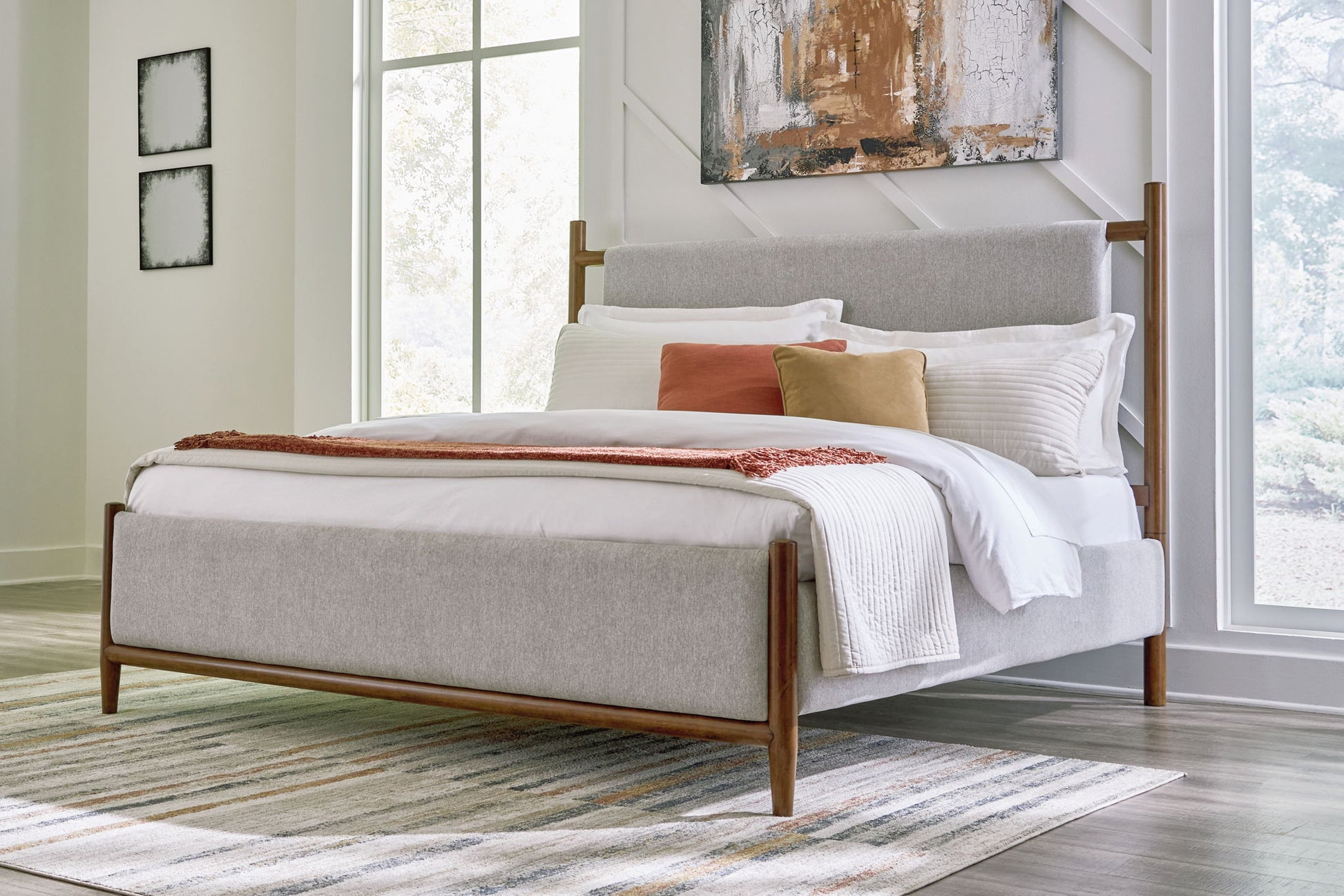 Lyncott - Upholstered Bedroom Set - Hornell Furniture Outlet