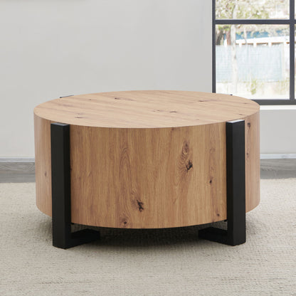 Darcie - Faux Wood Round Table - Hornell Furniture Outlet