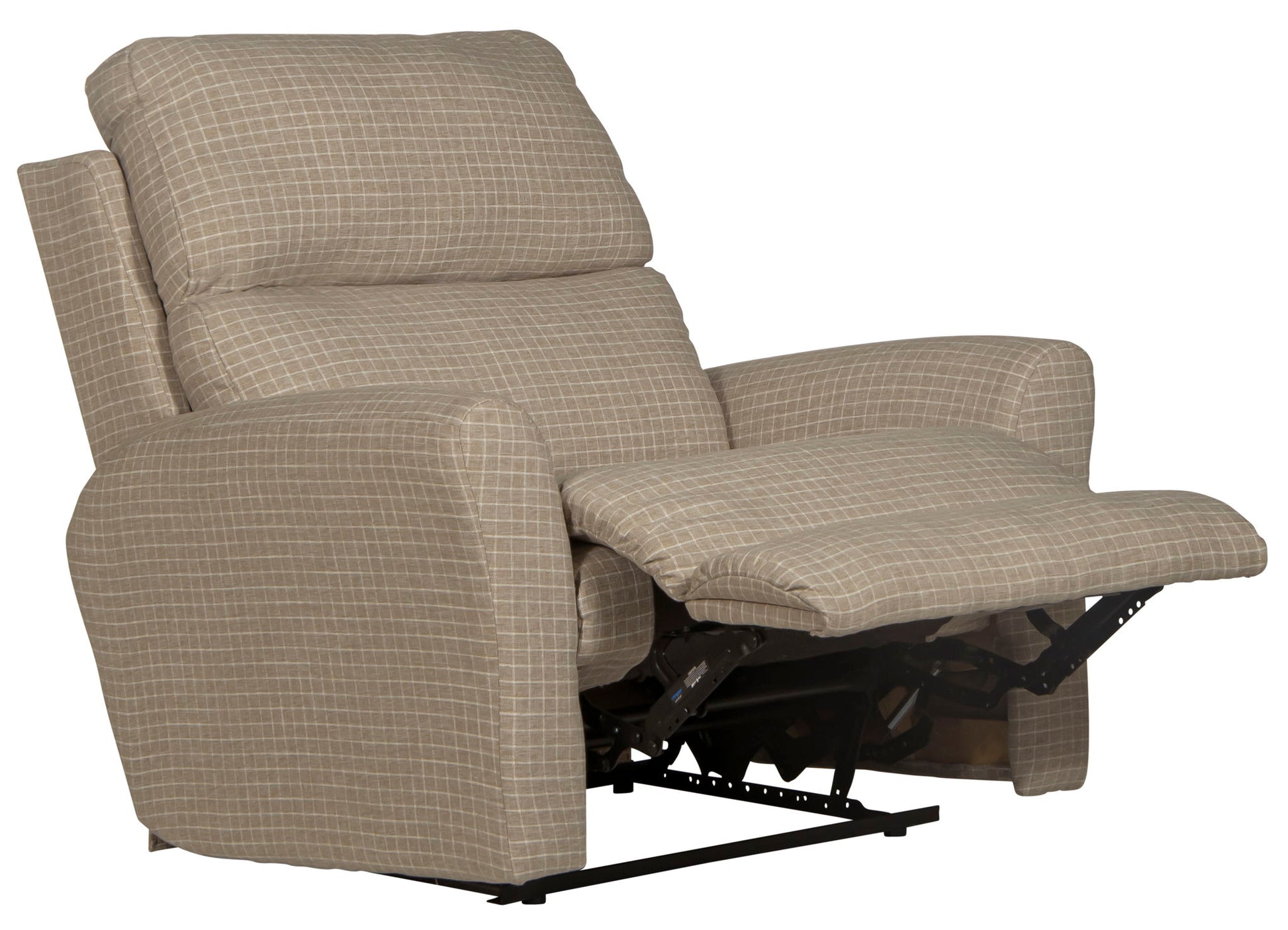 Justine - Lay Flat Extra Wide Recliner - Sandstone - Hornell Furniture Outlet