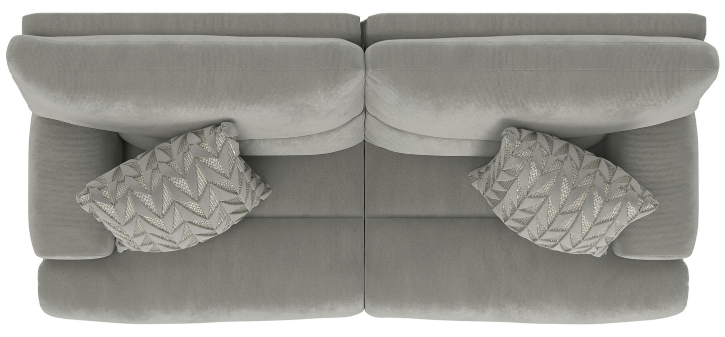 Renaldo - Power Sofa With Zero Gravity Recline - Stone - Hornell Furniture Outlet