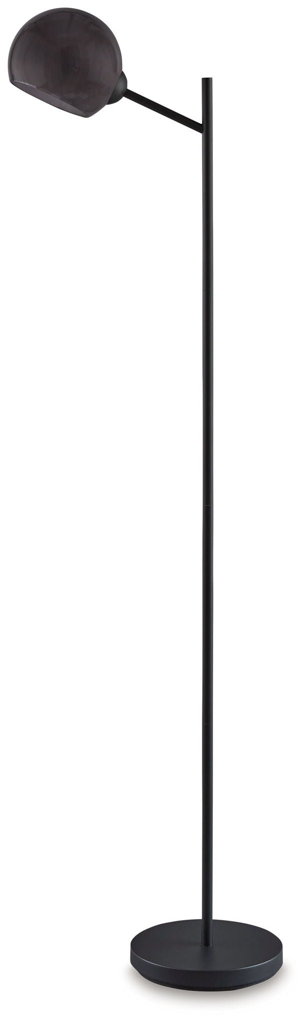 Abanson - Black - Metal Floor Lamp - Hornell Furniture Outlet