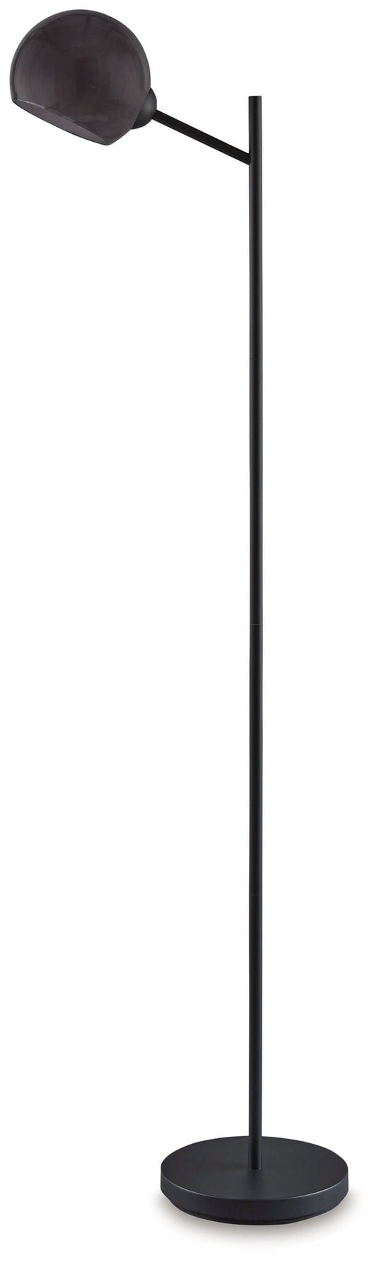 Abanson - Black - Metal Floor Lamp - Hornell Furniture Outlet