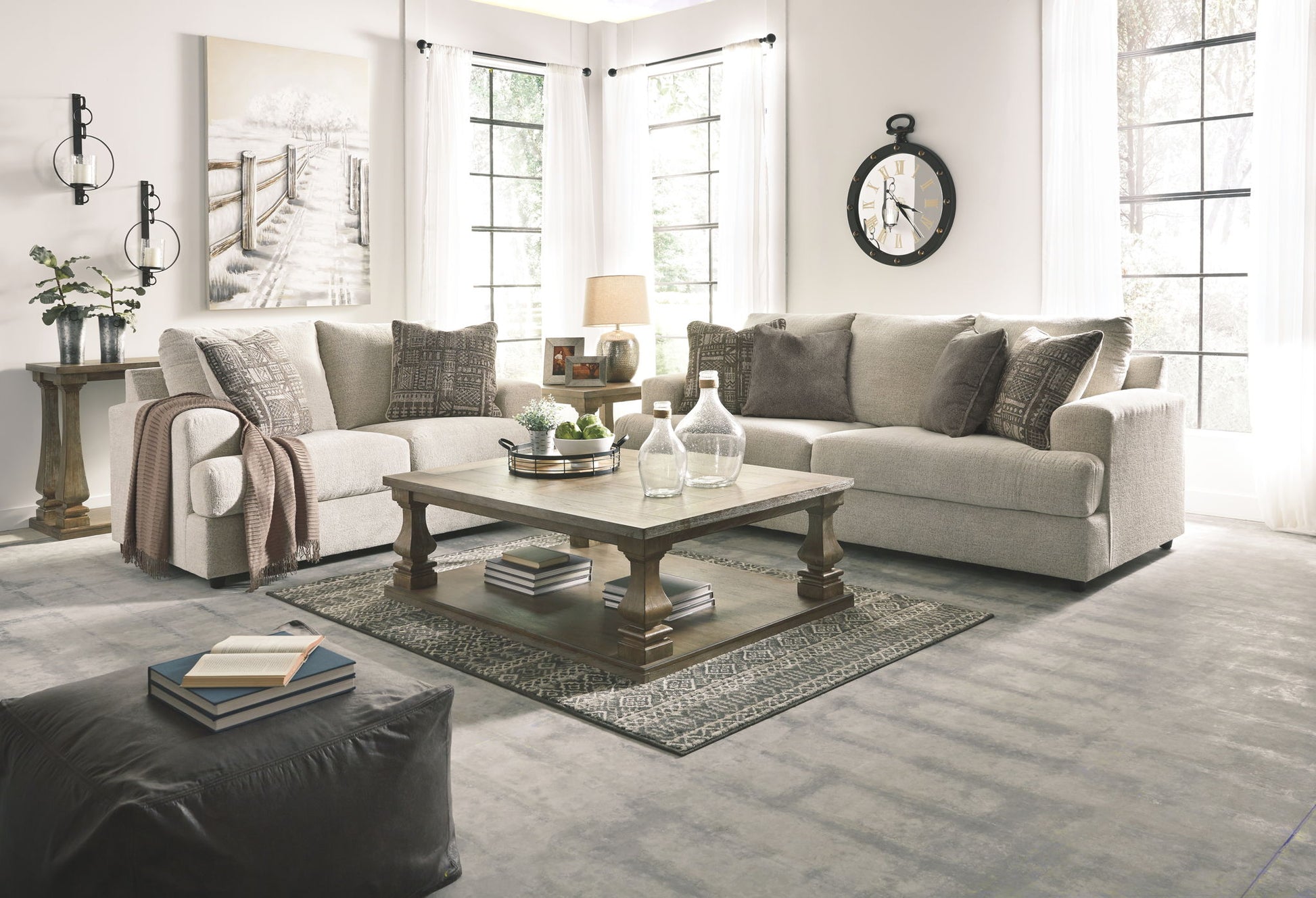 Soletren - Stationary Sofa - Hornell Furniture Outlet