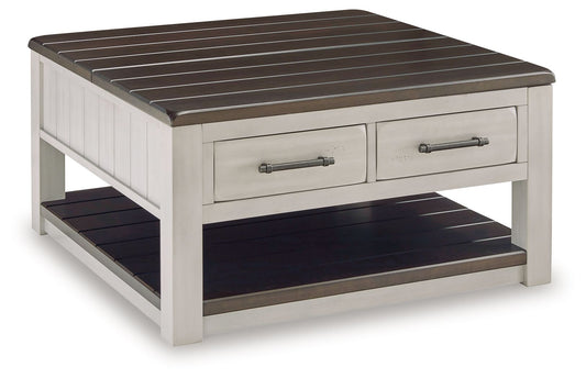 Darborn - Gray / Brown - Lift Top Cocktail Table - Hornell Furniture Outlet