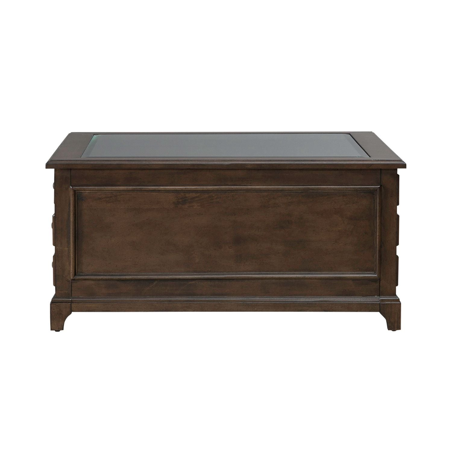 Arden Road - Square Collector Cocktail Table - Satin Cherry - Hornell Furniture Outlet