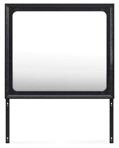 Londer - Black - Bedroom Mirror - Hornell Furniture Outlet