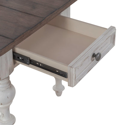 River Place - End Table - White - Hornell Furniture Outlet