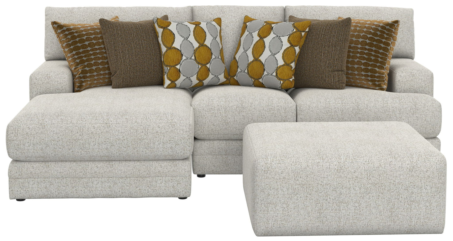 Tori - Sectional With Comfort Coil Seating, Cocktail Ottoman And Accent Pillows Included - Hornell Furniture Outlet