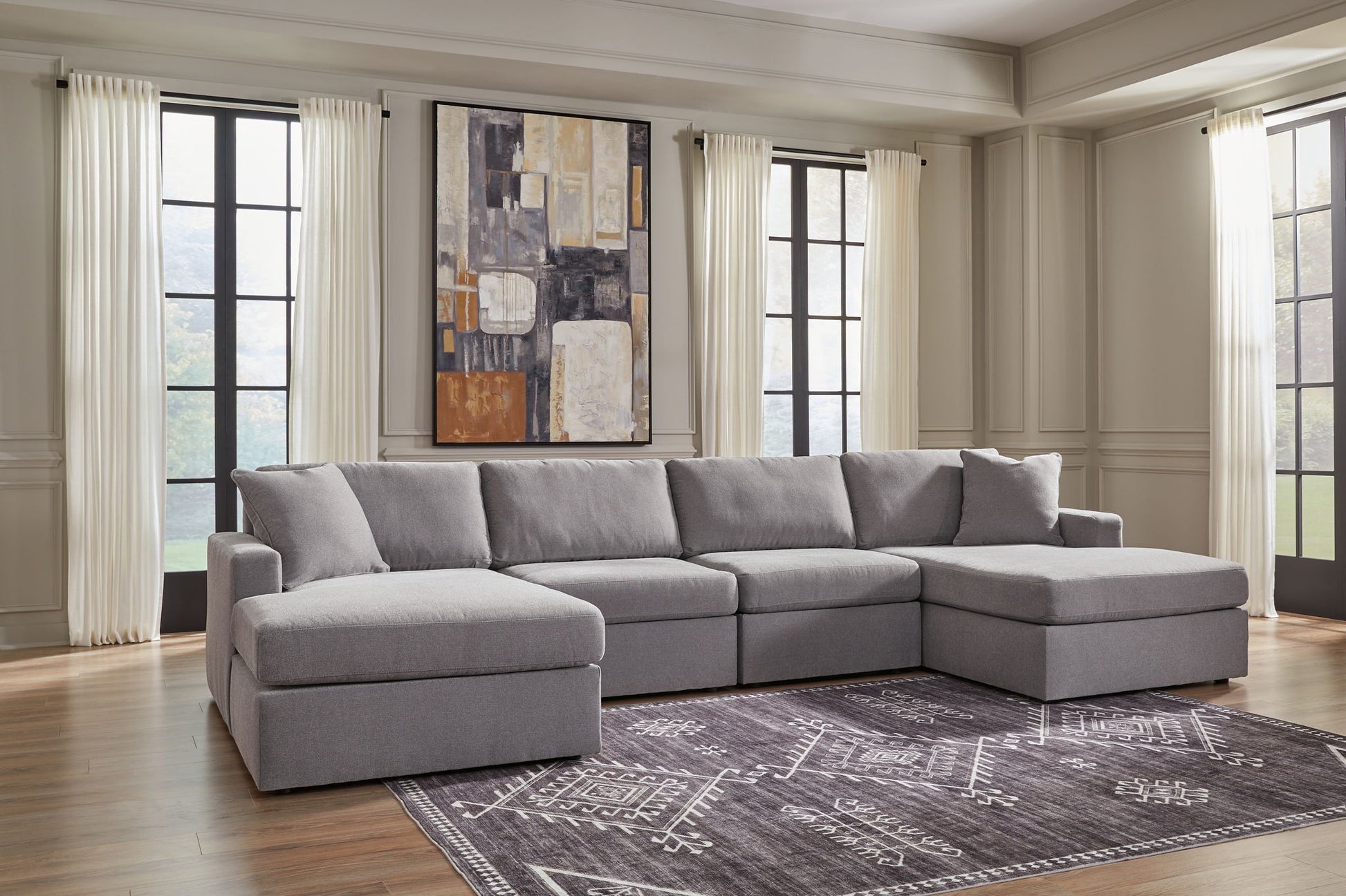 Modmax - Granite - Sectional - Hornell Furniture Outlet