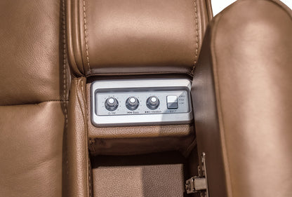 Knightington - Power Reclining Loveseat With Audio Seating - Hornell Furniture Outlet