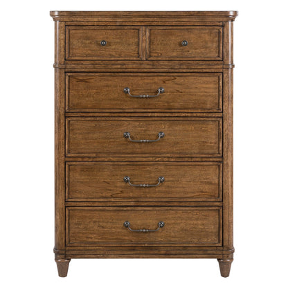 Harrison Heights - 5 Drawer Chest - Sienna - Hornell Furniture Outlet