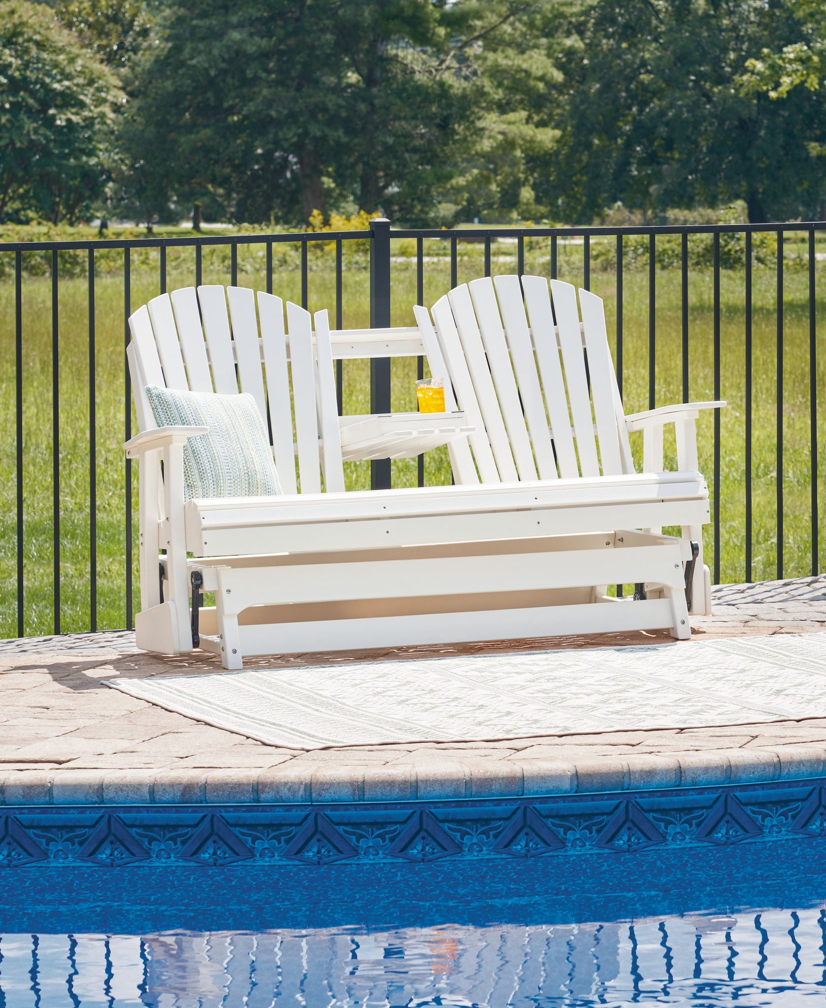 Hyland Wave - Glider Loveseat - Hornell Furniture Outlet