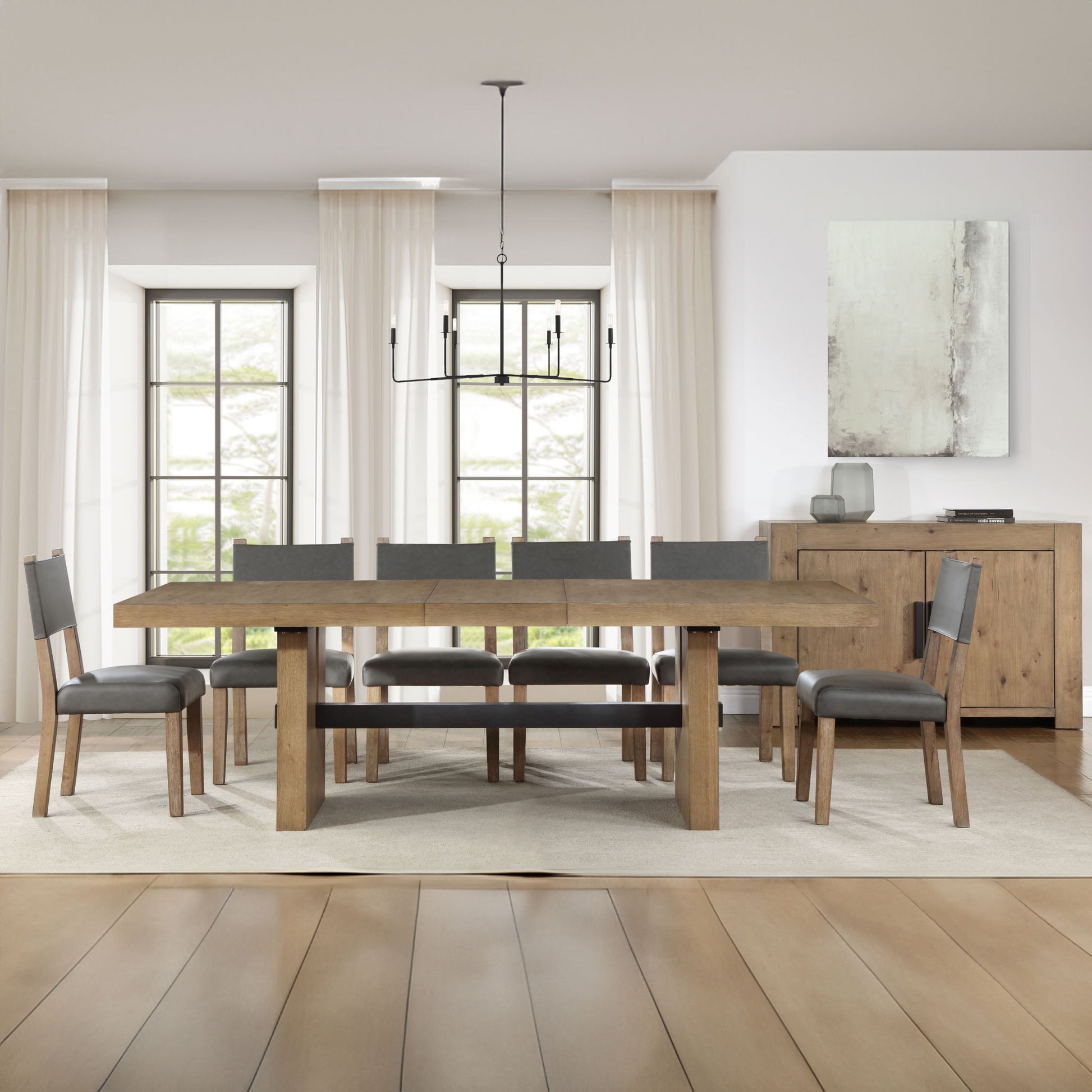Aubrey - 7 Piece Dining Set - Hornell Furniture Outlet