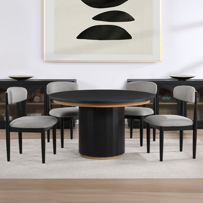 Magnolia - Cathedral Doored Server - Black - Hornell Furniture Outlet