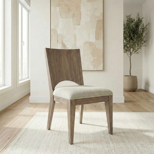 South Bend - Panel Back Side Chair (RTA) - Burnished Clay - Hornell Furniture Outlet