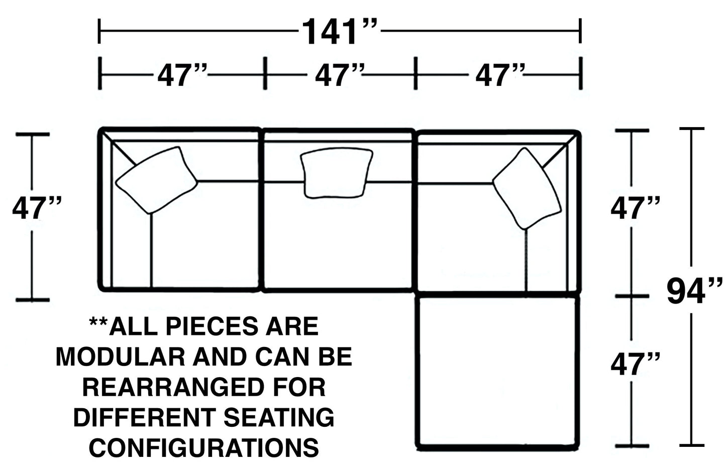 Posh - Modular Sectional - Hornell Furniture Outlet